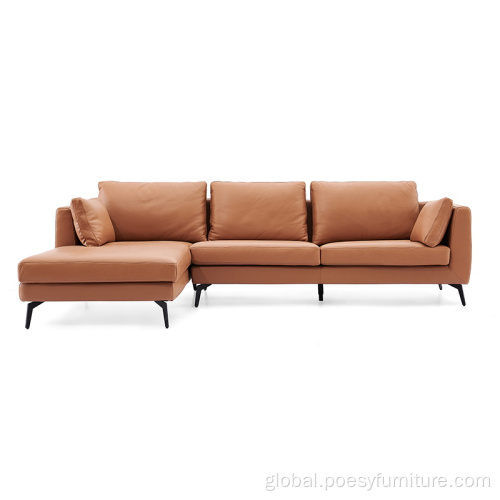 Italian Style Modern Sofa simple corner sofa family living room combination Supplier